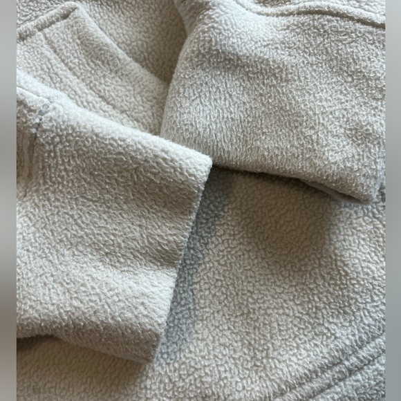 Lululemon Scuba Tumbled Fleece Funnel-Neck Full Zip| Bone | s: M/L - Picture 6 of 8